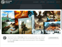 Tablet Screenshot of metagame-studios.com
